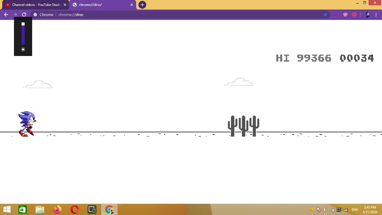 Google Chrome: Desbloquea a Sonic en The Dinosaur Game con este truco