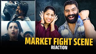 Leo Market Fight Scene Reaction 🔥 Vere Level Scene !! LEO #thalapathyvijay