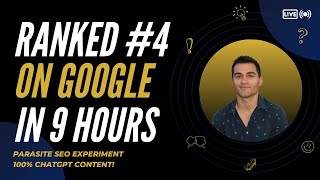 How To Rank #4 On Google in 9 Hours (Parasite SEO Experiment)