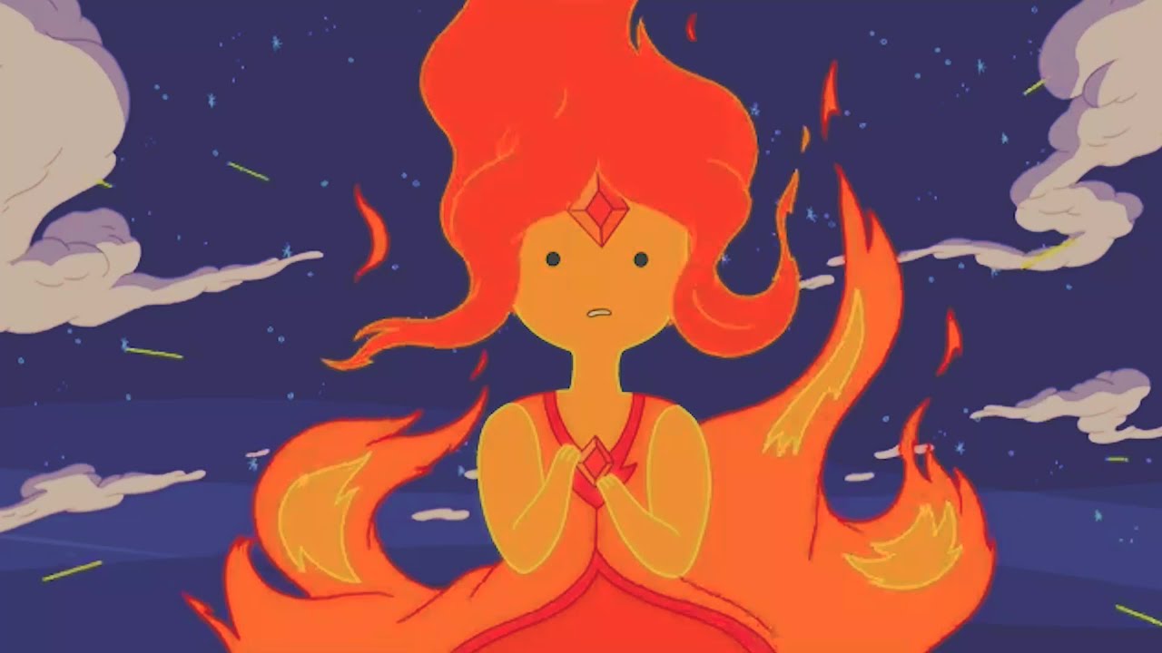 Adventure Time Finn And Flame Princess Wallpaper