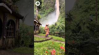 Java Indonesia’s Terrifying Rain Looks Like an Ocean Falling From the Sky! 🌧️🌊 #shorts