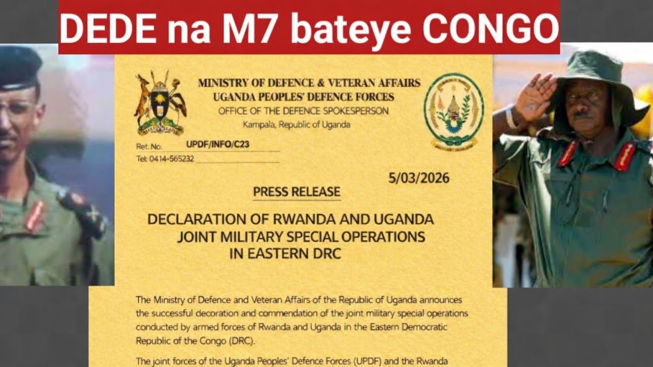 Kagame na Museveni batangije Intambara y'akarere