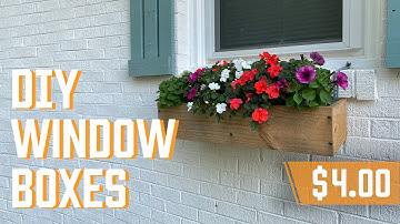 DIY Window Boxes