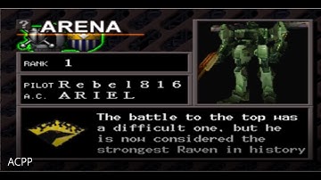 Battle Arena Armored Core: Project Phantasma Up to Rank 1