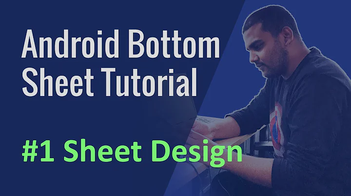 #1 Android Bottom Sheet Tutorial - Persistent Bottom Sheet Design