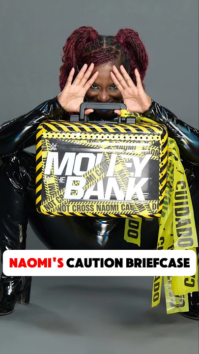 Naomi's Cauion-Themed MITB Briefcase!