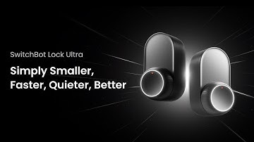 SwitchBot Lock Ultra - The world’s first retrofit smart lock that supports 3D facial recognition.