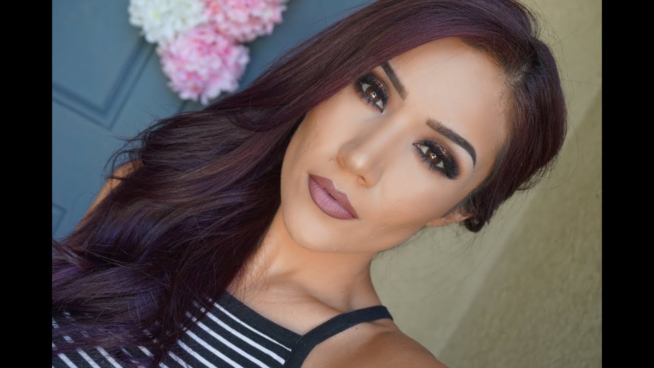 Fall Makeup Tutorial I Halo Eye Makeup & Mauve Lips