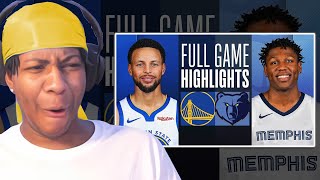 BLOW IT UP! Lvgit Reacts To WARRIORS at GRIZZLIES | FULL GAME HIGHLIGHTS | January 15, 2024