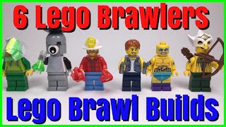 Lego Brawl Stars (Leon, Barley, Dynamike, Colt, El Primo, Bo) | Lego Brawl Builds