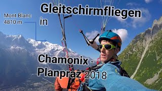 Gleitschirmfliegen in Chamonix - Planpraz 2018
