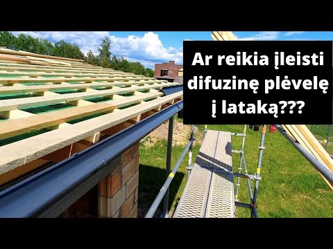 Video: Ar man reikia latako ant stogo?