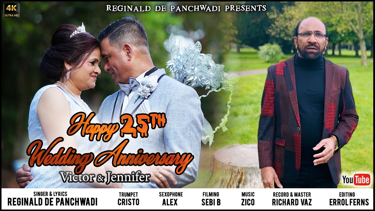 Victor  Jennifer  25th Wedding Anniversary Song  Singer  Lyrics by Reginald De Panchwadi