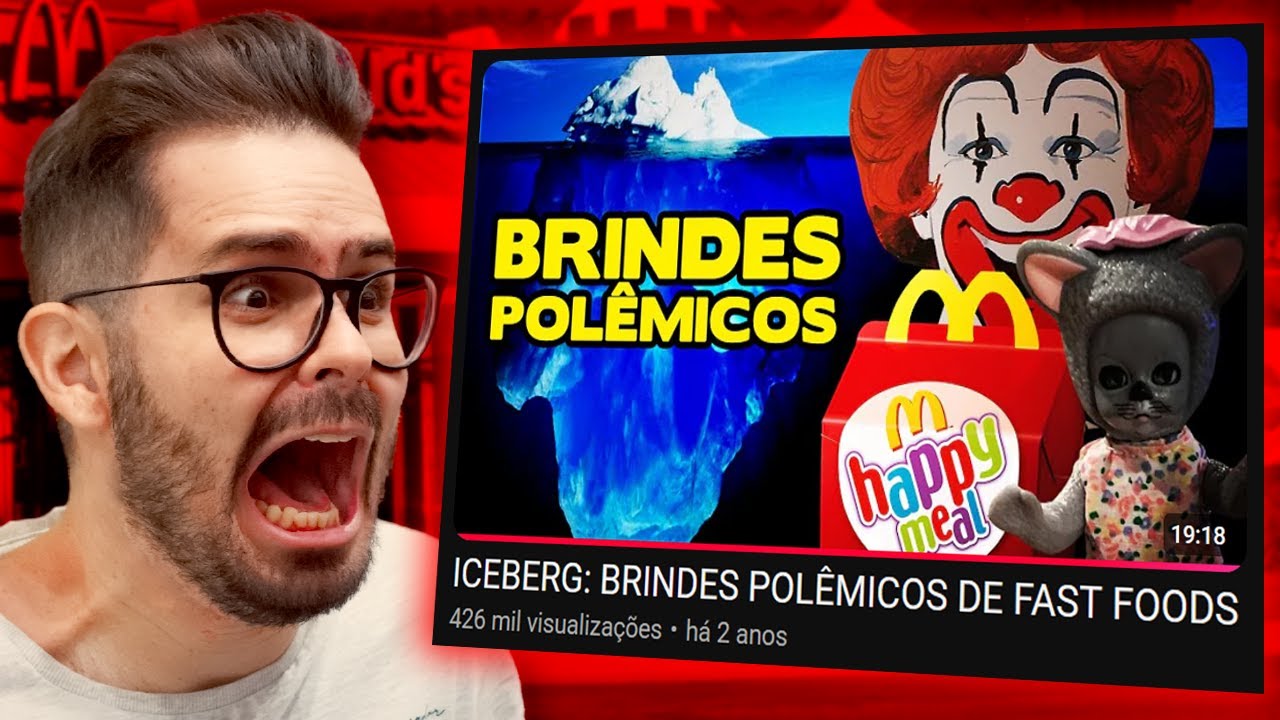 O Iceberg de BRINDES POLÊMICOS de Fast Foods (Pai Troll)