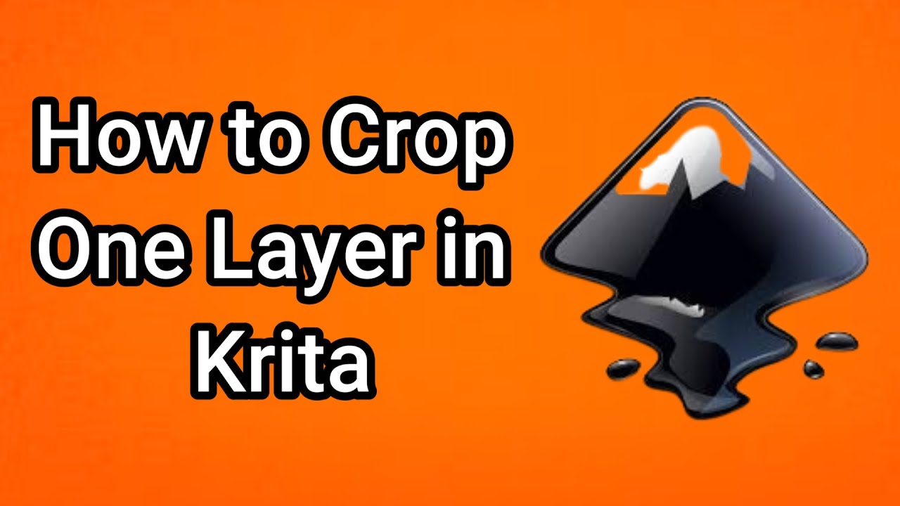 How to Crop One Layer in Krita