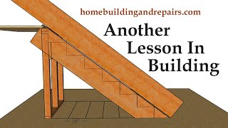 Another Way To Layout Stair Stringers With Only A Level, Pencil And Tape Measure