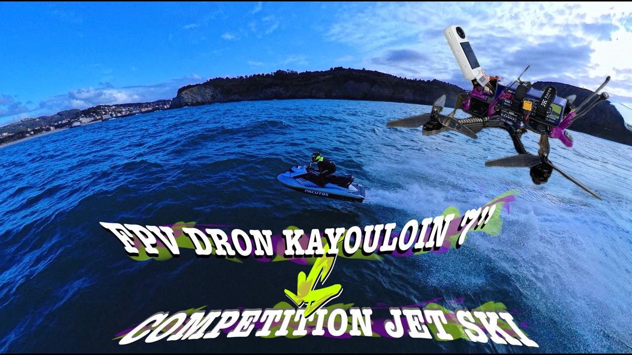 FPV Chasing a Racing Jet Ski at Full Speed! 🌊🔥
