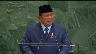 (Sub Ina Eng) Pidato Presiden Prabowo pada Sidang Umum ke 80 PBB, New York, 23 September 2025