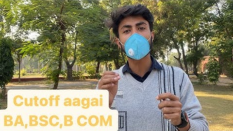AMU | cutoff BA,BSC,B COM | sabar hua khatam abb