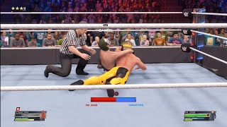 The Joker Makes Logan Tap Out - WWE 2K22: Singles Match (The Joker vs Logan Paul)