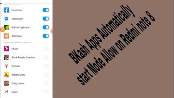 BKash Apps Automatically start Mode Allow on Redmi note 8
