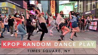 [KPOP IN PUBLIC] Kpop Random Dance Play in Times Square, New York (but it's extremely cursed)