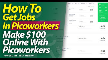 HOW TO CREATE PICOWORKER ACCOUNT AND EARN MONEY WITHOUT ANY INVESTMENT #online # earning #picoworker