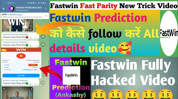 fastwin fast parity game trick | fastwin app trick | fastwin app se paisa kaise kamaye |colour game