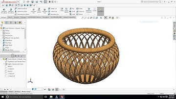 Modelling of Fruit Basket using Solidworks