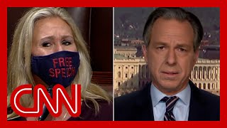 'Disingenuous': Tapper slams Marjorie Taylor Greene's speech