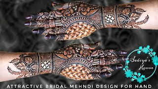 Easy and Attractive mehndi designs for hands | Easy Mehndi Design for bridal | Bridal Grid Mehndi screenshot 5