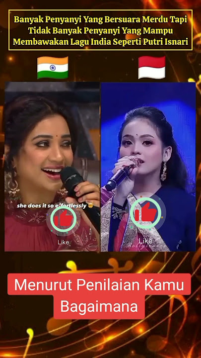 Putri isnari nyanyi lagu india #shortsyoutube #putrida4 #putriisnari #india
