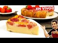 PASTEL de FRESAS o FRUTILLA😍😋. Receta en VIVO y en DIRECTO muy Fácil y deliciosa