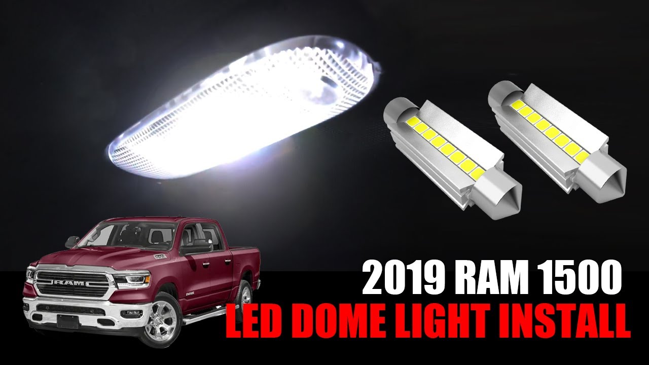 2019 2020 Ram 1500 Bighorn Is It Simple To Change Interior Dome Light To Led Bulbs