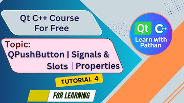 Master QPushButton Click Event in Qt | Signals & Slots Explained Clearly!@Learnwithpathan-1987