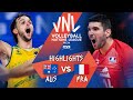 Australia vs. France - FIVB Volleyball Nations League - Men - Match Highlights, 30/05/2021