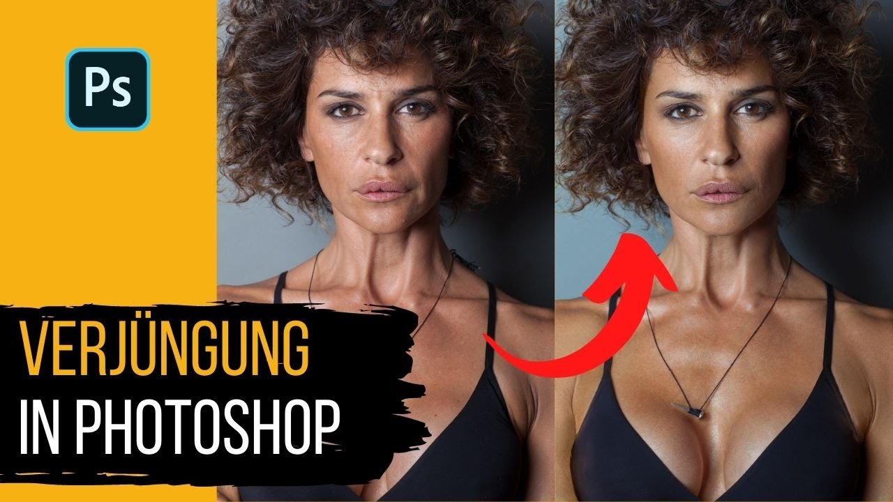Verjüngung in Photoshop 🔸 Portrait Retusche älterer Menschen in Photoshop