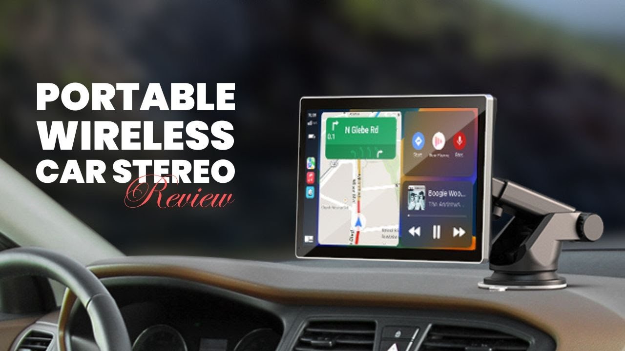Madoec Portable CarPlay Screen Review: Wireless Apple CarPlay & 4K Dash Cam!