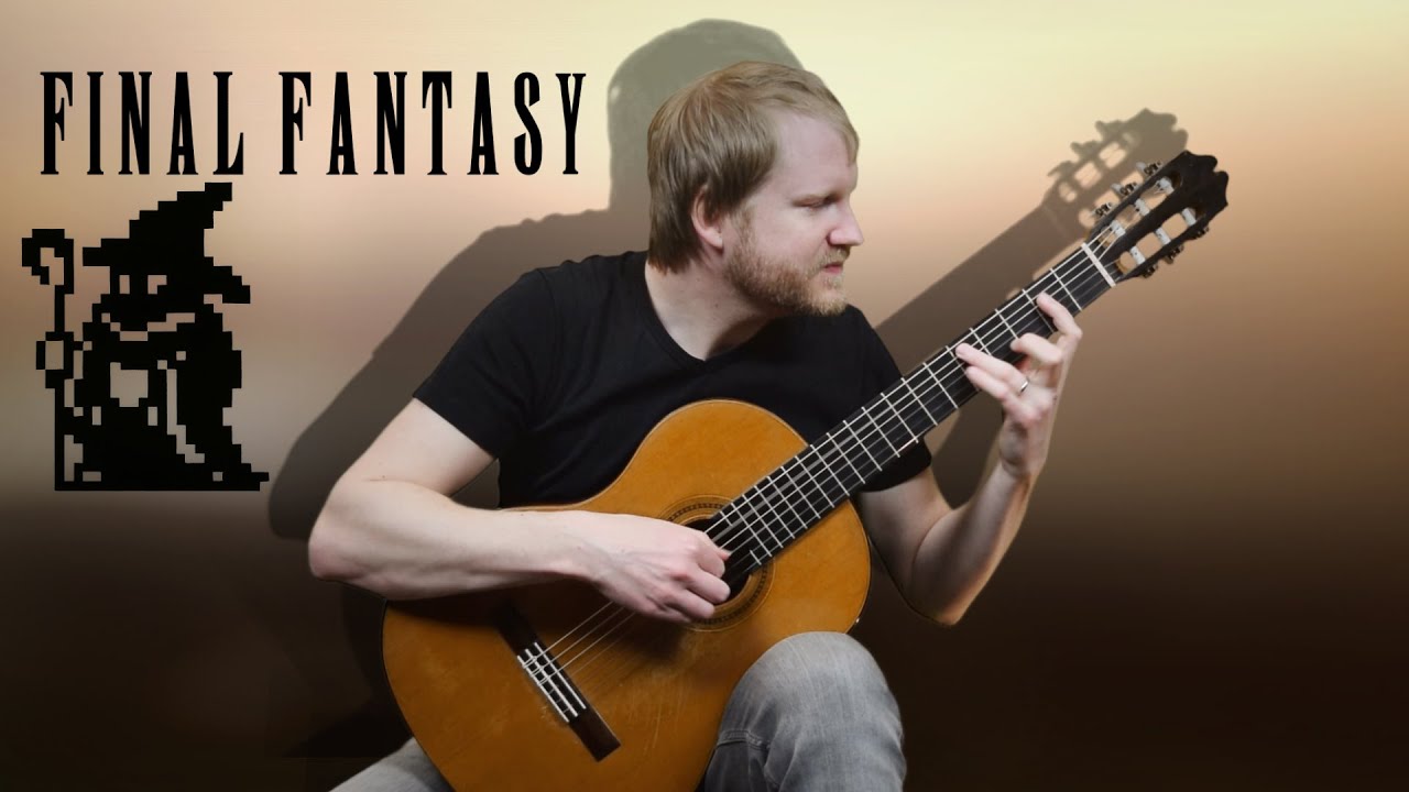 Final Fantasy 1 - Chaos Shrine/Temple (Acoustic Classical Fingerstyle Guitar Cover Music Theme Tabs)