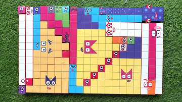 Looking for Numberblocks NEW 241 Puzzle Tetris Shape | ASMR chirping of birds