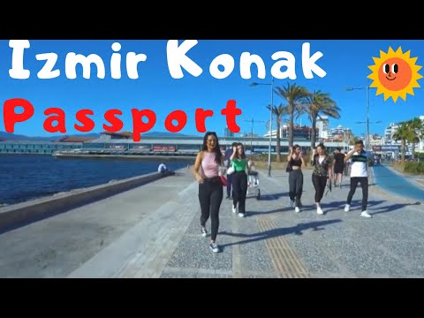 Izmir Konak Passport ! Konak Kordon Walking tour ! Izmir Turkey 2022 !