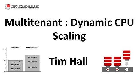 Multitenant : Dynamic CPU Scaling - Resource Manager Control of CPU using CPU_COUNT & CPU_MIN_COUNT
