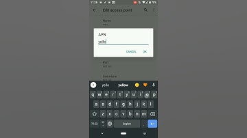 How to set APN in sharp Aquos senses 3