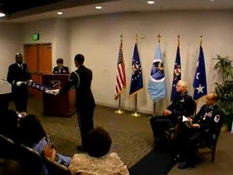 "Flag Folding Ceremony" - USAF Retirement Ceremony