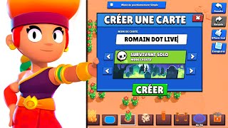 DÉMO MODE CRÉATIF BRAWL STARS (création de carte) et AMBRE Nouveau Brawler LÉGENDAIRE  #BrawlMaps