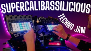 SUPERCALIBASSILICIOUS DAWless TECHNO JAM CIRCUIT RHYTHM & TRACKS MiniNova TB-3 Kaoss DJ