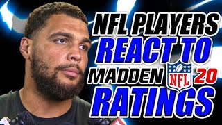 NFL PLAYERS REACT TO MADDEN 20 RATINGS! Player Ratings Released!