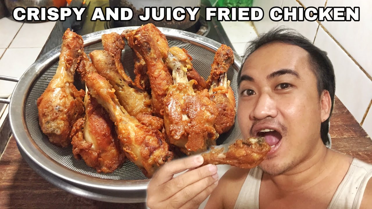 Napakamurang pagluluto ng CRISPY AND JUICY FRIED CHICKEN - YouTube