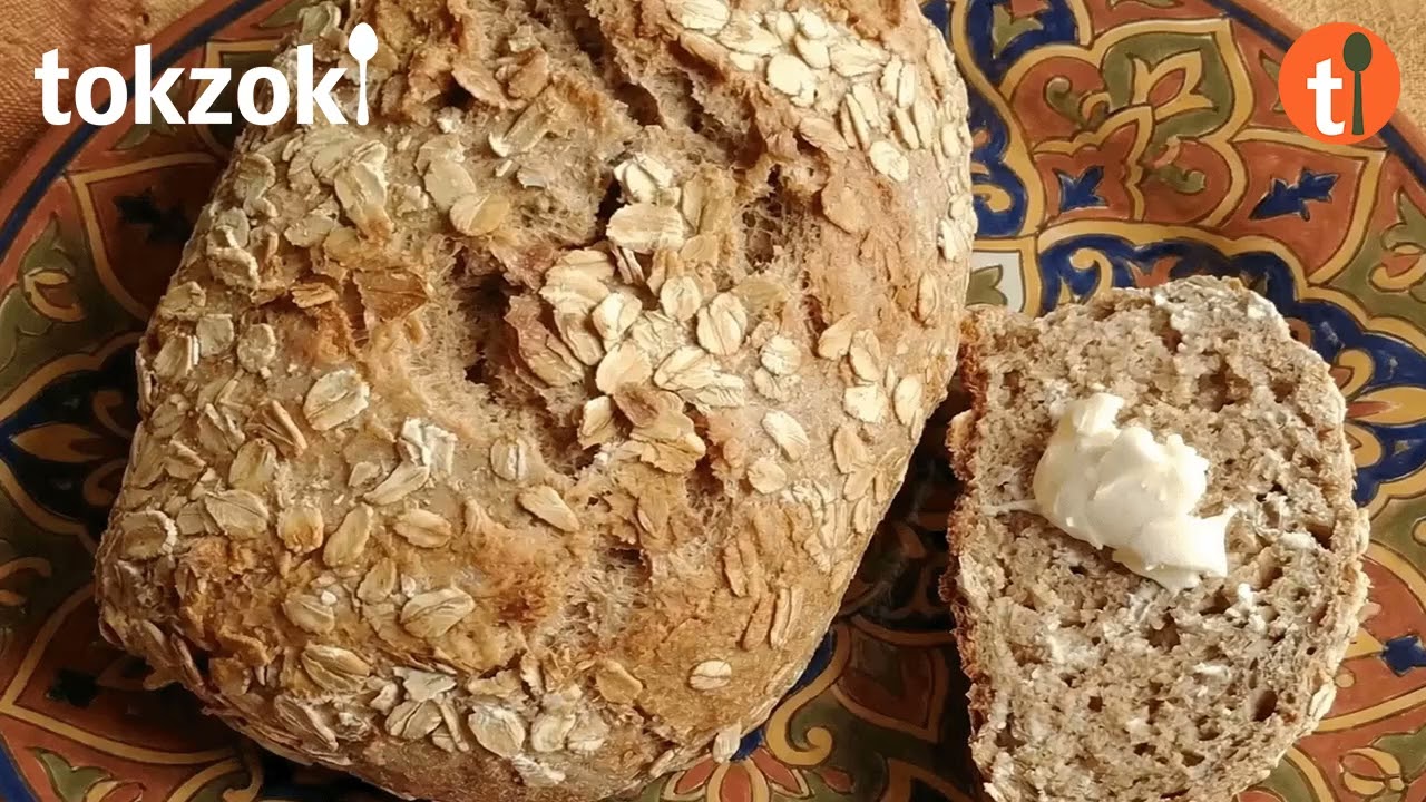 Oatmeal Whole Wheat Quick Bread | Easy No-Yeast Whole Grain Loaf