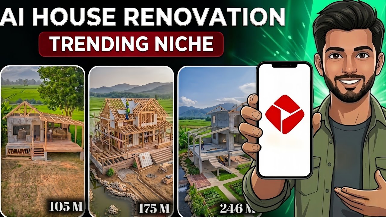 Old House to Luxury Mansion: Create AI Time-Lapse Videos Fast! 🏠💸 - YouTube